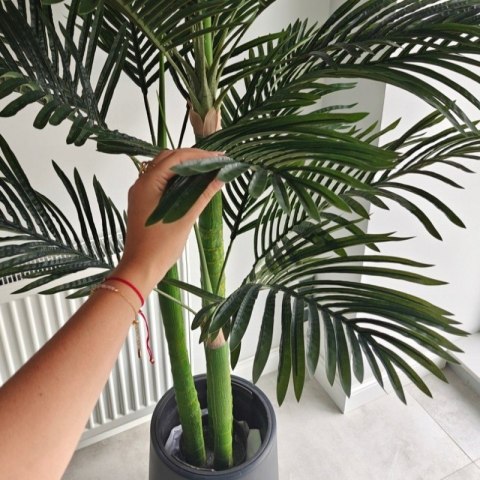 Sztuczne drzewko PALMA, w doniczce jak żywa, duża realistyczna, wysokość 1,8 cm DRZ04