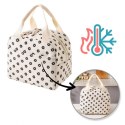 Torba termiczna do przenoszenia żywności LUNCH BOX stokrotki 26x21x18cm PJM45