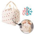 Torba termiczna do przenoszenia żywności LUNCH BOX truskawki 26x21x18cm PJM42