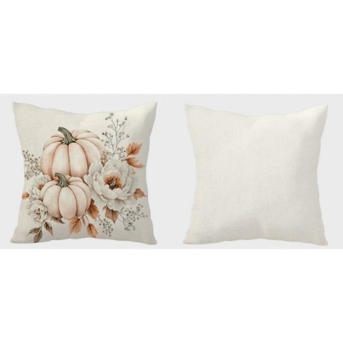 Poszewka na poduszkę 45x45cm piękny druk jesień, dynie - POD239