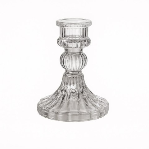 Świecznik dekoracyjny, szklany Glamour 10 cm - SW11