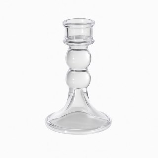 Świecznik dekoracyjny, szklany Glamour 12,5 cm - SW17