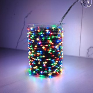 Zewnętrzne/wewnętrzne lampki choinkowe drucik 500 LED 50m, Multikolor LAMP36MULTI