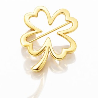 Broszka ozdobna - elegancka złota KONICZYNA BZ228