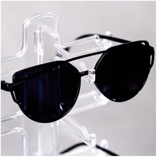 Ekspozytor, stojak na okulary 6 poziomów transparentny E67