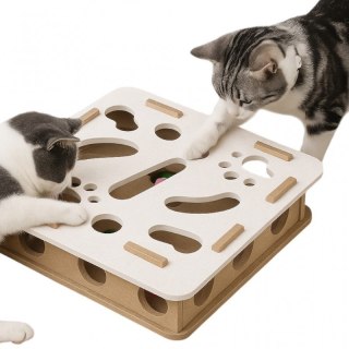 Filcowa logiczna zabawka dla kota, piłeczki z dzwonkami, labirynt, do ćwiczeń KOT28