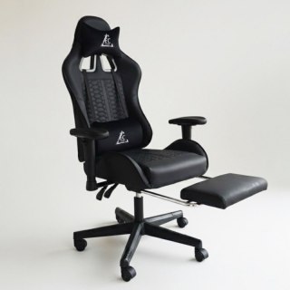 Fotel gamingowy obrotowy EvoChair z masażerem i regulowanymi podłokietnikami KO45CZ