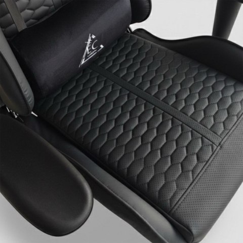 Fotel gamingowy obrotowy EvoChair z masażerem i regulowanymi podłokietnikami KO45CZ