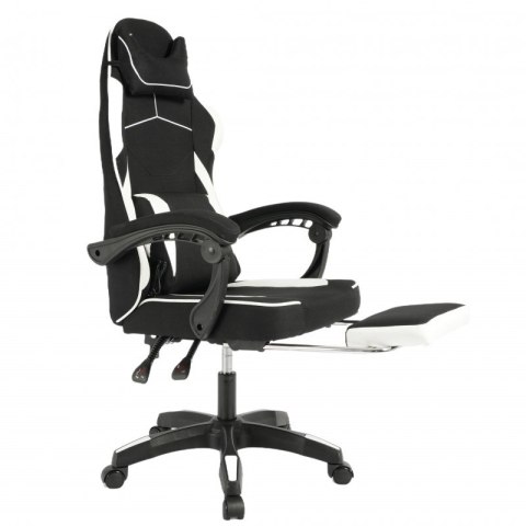 Fotel gamingowy obrotowy VECTOR z masażerem i podnóżkiem KO48B