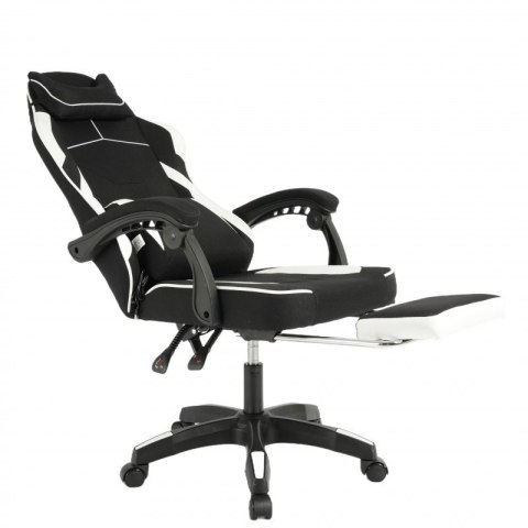 Fotel gamingowy obrotowy VECTOR z masażerem i podnóżkiem KO48B