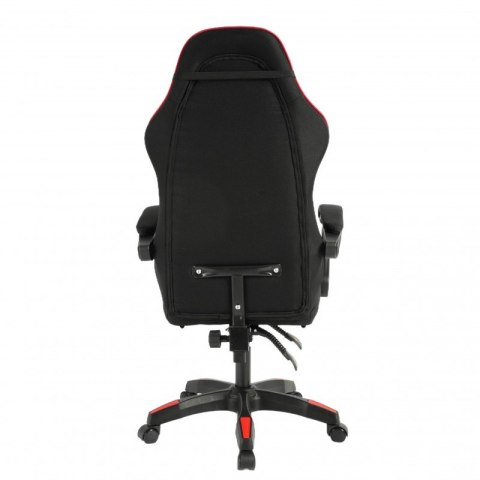 Fotel gamingowy obrotowy VECTOR z masażerem i podnóżkiem KO48CZE