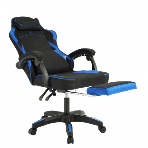 Fotel gamingowy obrotowy VECTOR z masażerem i podnóżkiem KO48N