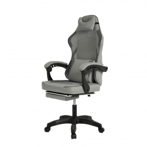 Fotel gamingowy obrotowy VECTOR z masażerem podnóżkiem KO48SZ