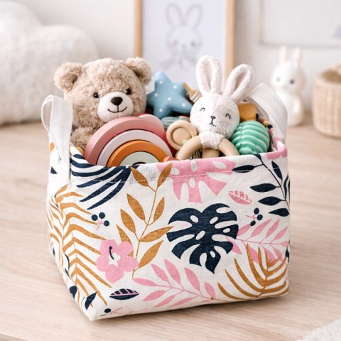 Pojemnik na zabawki, kosz materiałowy, worek na pranie LIŚCIE OR51WZ1