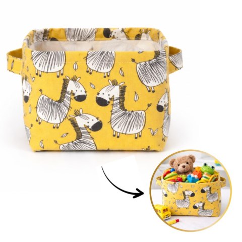 Pojemnik na zabawki, materiałowy kosz, worek na pranie ŻYRAFY OR51WZ3