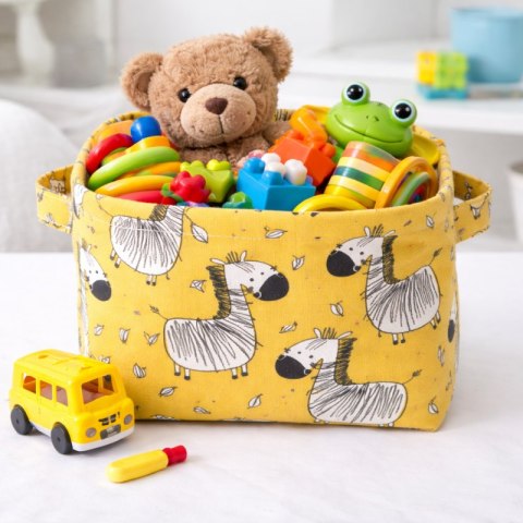 Pojemnik na zabawki, materiałowy kosz, worek na pranie ŻYRAFY OR51WZ3