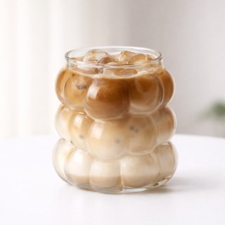 Szklanka 350ml Bubble 1 szt do kawy latte drinków SZK197