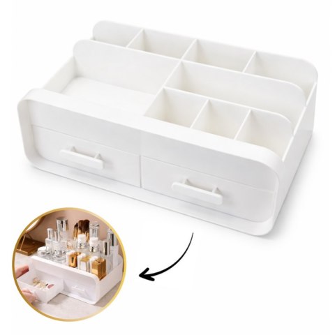 Wielofunkcyjny organizer na kosmetyki z szufladkami 26x10x16 cm CB46