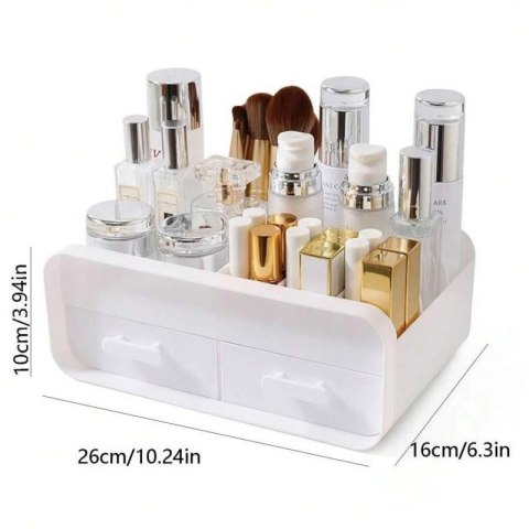 Wielofunkcyjny organizer na kosmetyki z szufladkami 26x10x16 cm CB46