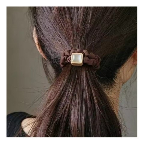 Zestaw frotek gumek 6w1 na plakietce, czarne i brązowe z masa perłową GUM187