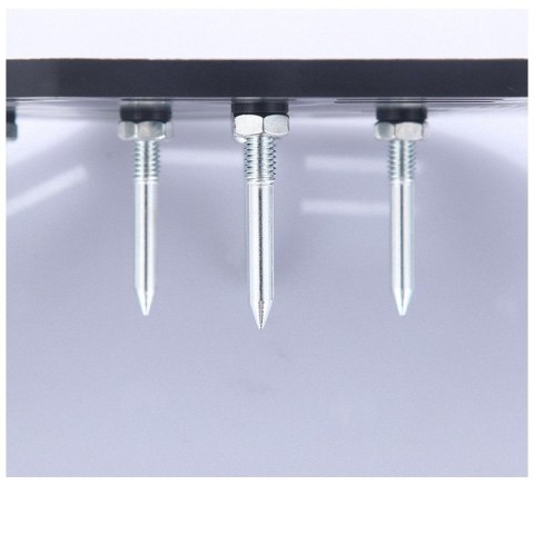 Aerator sandałowy z kolcami, wertykulator na buty, duzy, czarny AS03