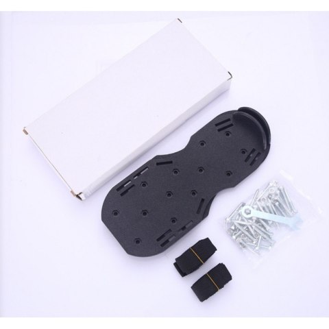 Aerator sandałowy z kolcami, wertykulator na buty, duzy, czarny AS03