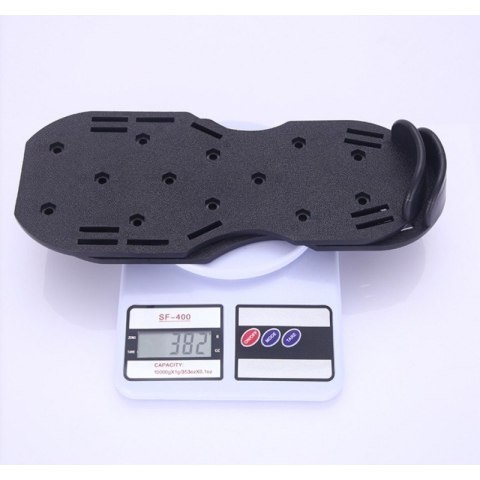 Aerator sandałowy z kolcami, wertykulator na buty, duzy, czarny AS03