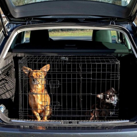 DUŻA KLATKA KENNELOWA METALOWA KOJEC Transporter dla PSA KOTA 107x71x77,5cm KOT34