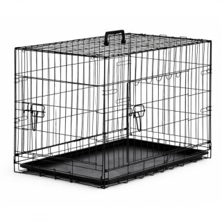KLATKA KENNELOWA METALOWA KOJEC Transporter dla PSA KOTA, L 91x60x67cm KOT33