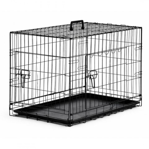 KLATKA KENNELOWA METALOWA KOJEC Transporter dla PSA KOTA, L 91x60x67cm KOT33