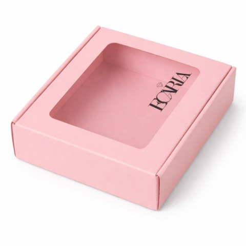 PUDEŁKO OZDOBNE prezentowe róż 20x20x10 cm PDOZ27