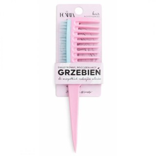 Szczotka, grzebień do rozczesywania, splątanych włosów, do masażu, różowa SCZ21