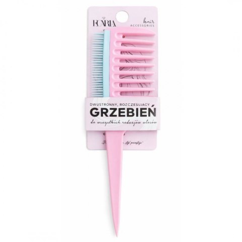 Szczotka, grzebień do rozczesywania, splątanych włosów, do masażu, różowa SCZ21
